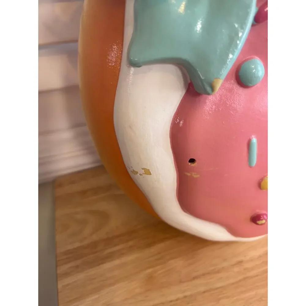 Donut Christmas Ornament Large‎ Light Up Decoration